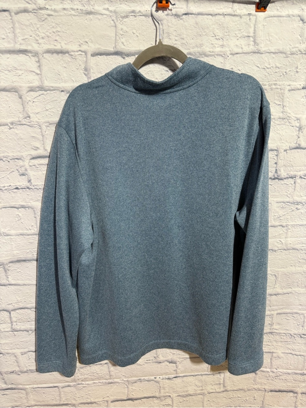 Men's Rhone Commuter Blue Quarter-Zip Knit Sweater, Size XXL - Picture 4 of 12